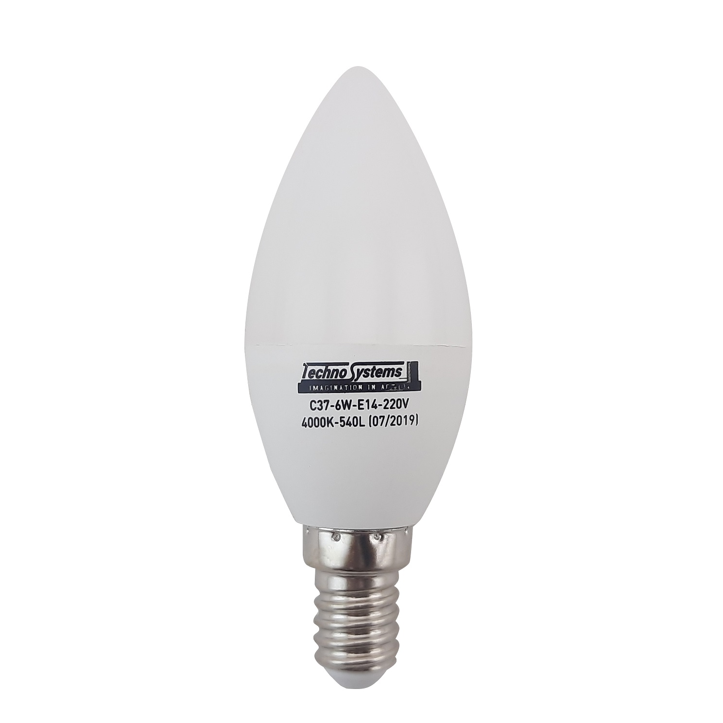 Лампа світлодіодна LED Bulb-C37-6W-E14-220V-4000K-540L ICCD 5 Лампа світлодіодна LED Bulb-C37-6W-E14-220V-4000K-540L ICCD - Зображення 5