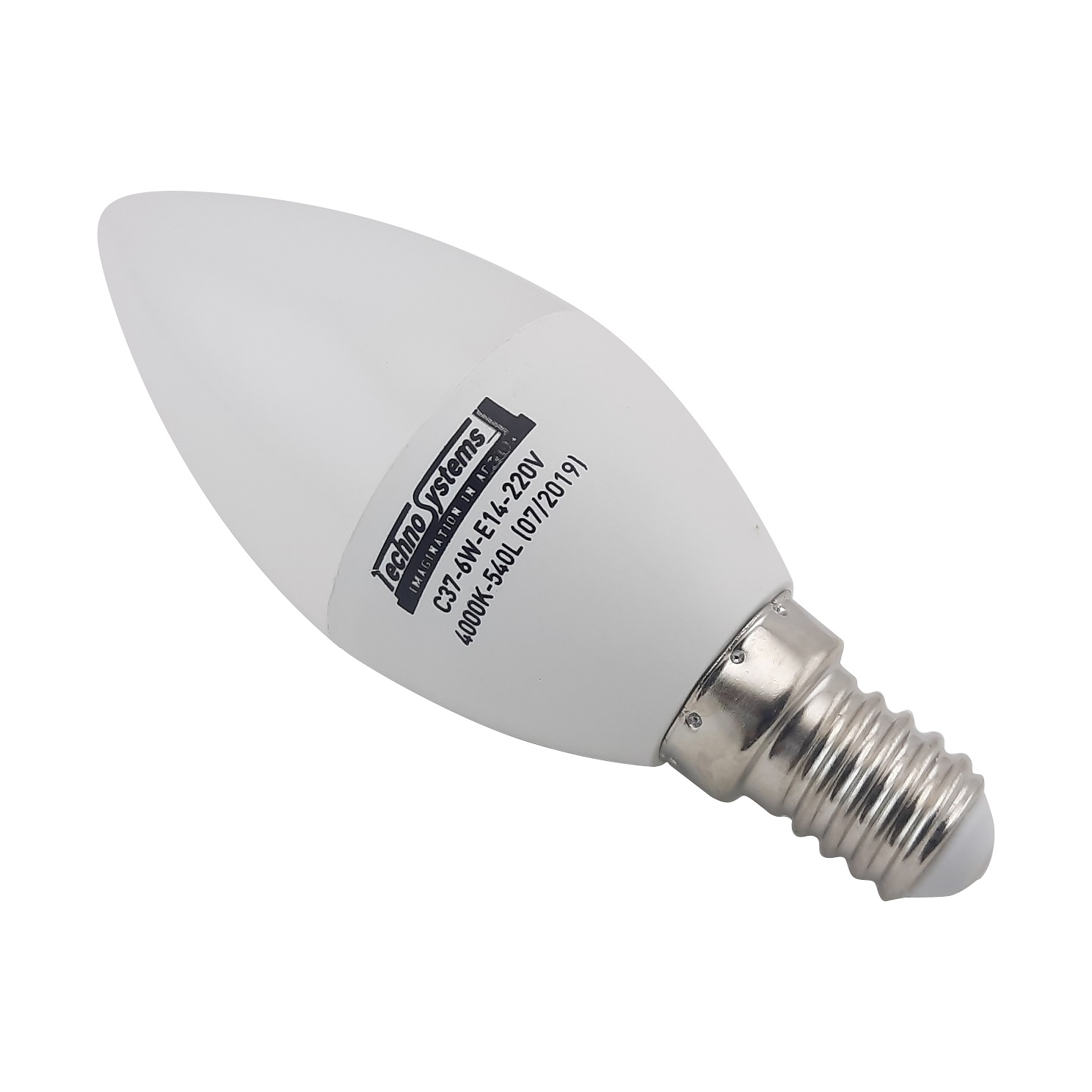 Лампа світлодіодна LED Bulb-C37-6W-E14-220V-4000K-540L ICCD 4 Лампа світлодіодна LED Bulb-C37-6W-E14-220V-4000K-540L ICCD - Зображення 4