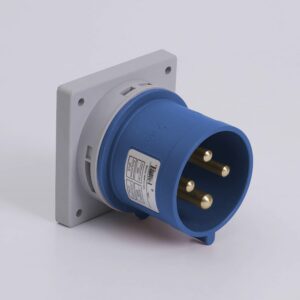 Вилка силова стаціонарна панельна 614 (IP-44)