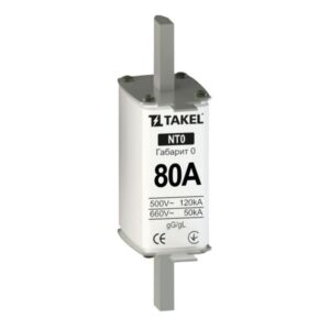 Плавка вставка запобіжника NT0 80А TAKEL