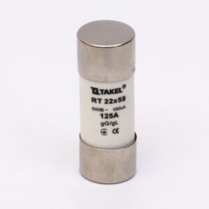 Плавка вставка запобіжника RT 22х58 25А TAKEL
