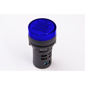Світлодіодний індикатор AD22-22DS 36v АC/DC, блакитний TAKEL