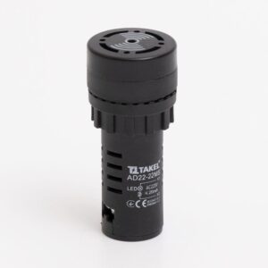 Зумер світлосигнальний AD22-22MS АC 220В TAKEL