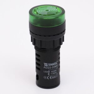 Зумер світлосигнальний AD22-22MS АC/DC 220В