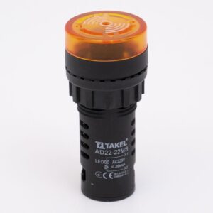 Зумер світлосигнальний AD22-22MS АC/DC 220В