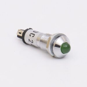 Світлодіодний індикатор металевий AD22B-8 220v AС, Зелений
