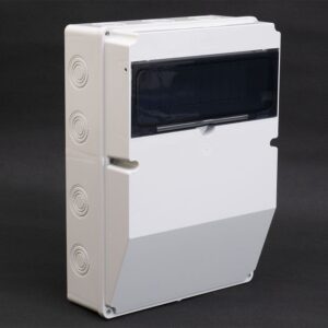 Корпус (щит) на 13 модулів та 4 силові роз'єми 380x280x130мм IP54 TAKEL