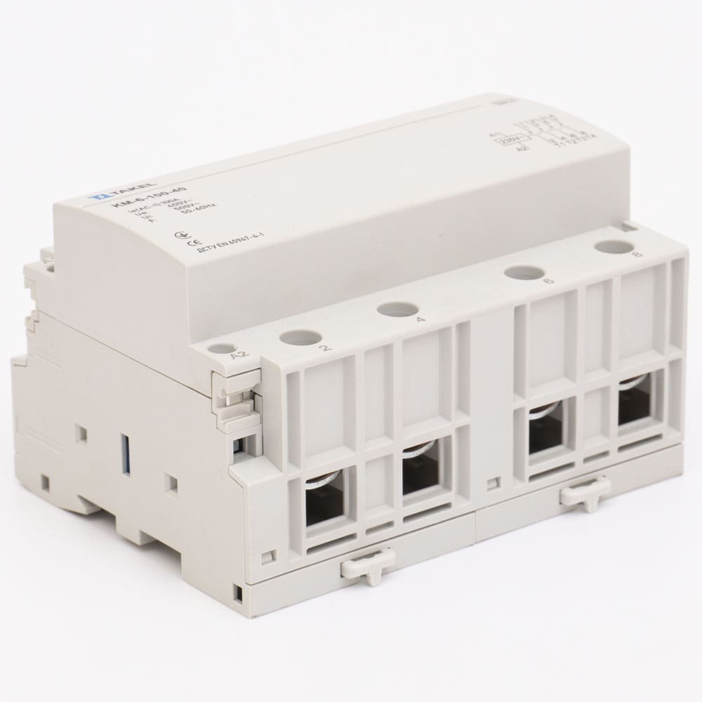 Контактор модульний КМ-6-100-40 100А 4NO TAKEL 2 Контактор модульний КМ-6-100-40 100А 4NO TAKEL - Зображення 2
