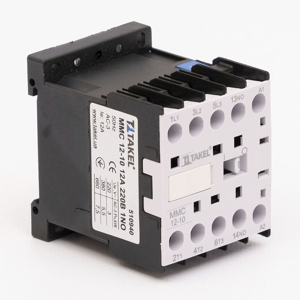 Контактор MMC 12-10 12А 220В 1NO TAKEL 1 Контактор MMC 12-10 12А 220В 1NO TAKEL