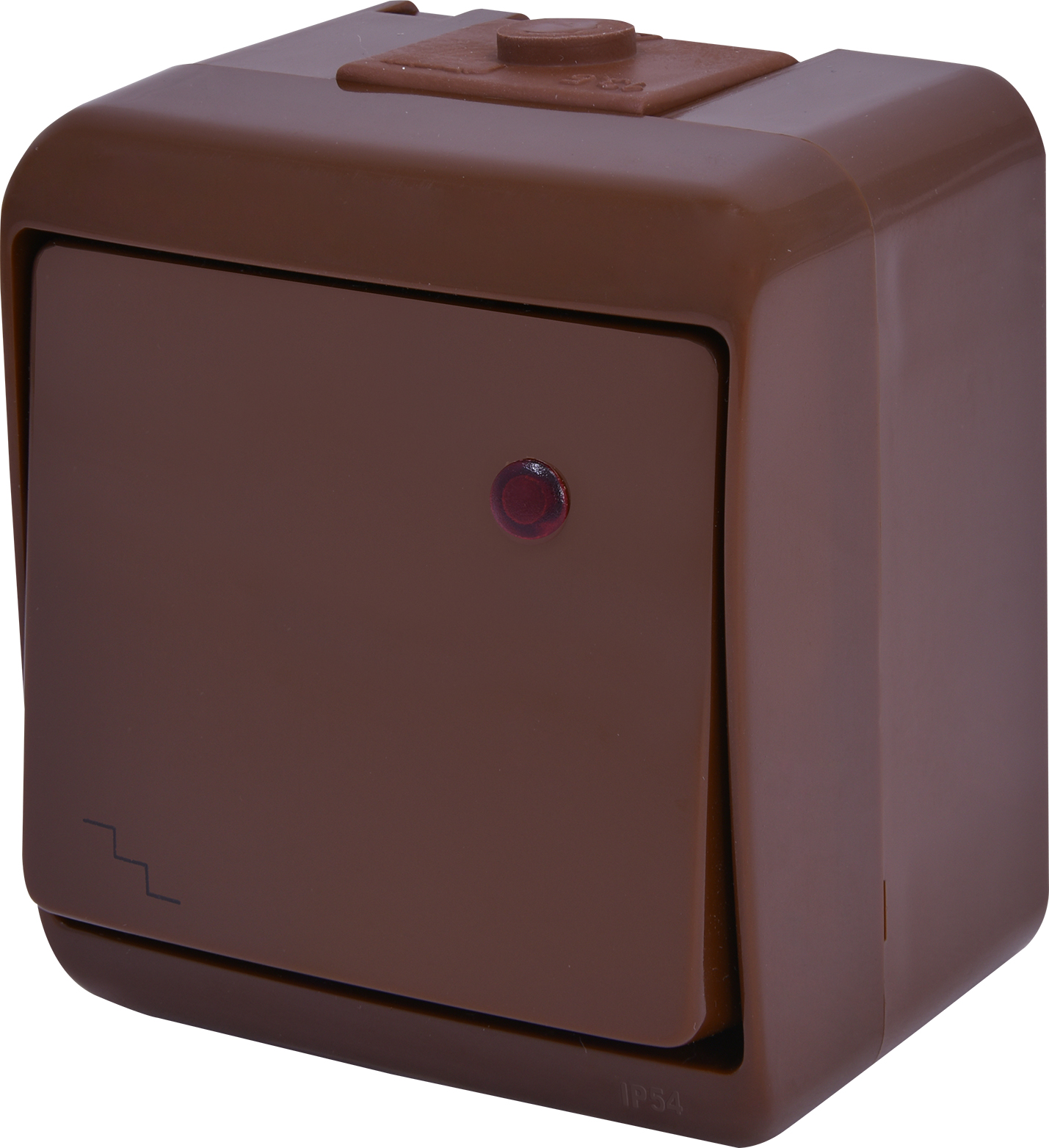 Вимикач прохідний Eti Hermetics VHE-3L-KR IP54 з підсвічуванням коричневий (4668048) 1 Вимикач прохідний Eti Hermetics VHE-3L-KR IP54 з підсвічуванням коричневий (4668048)