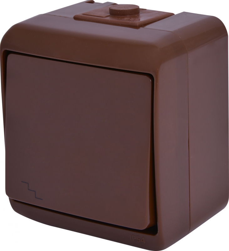 Вимикач прохідний Eti Hermetics VHE-3-KR IP54 коричневий (4668042) 1 Вимикач прохідний Eti Hermetics VHE-3-KR IP54 коричневий (4668042)
