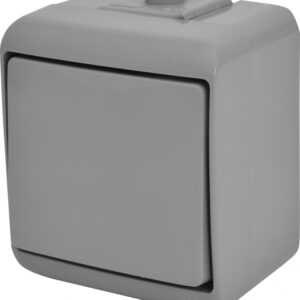 Вимикач 1-клавішний Eti Hermetics VHE-1-SR IP54 сірий (4668060)