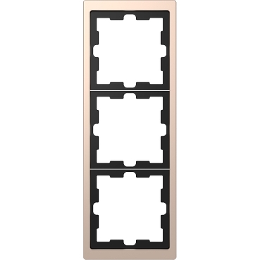 Трьомісна рамка Schneider Electric D-Life MTN4030-6551 шампань 1 Трьомісна рамка Schneider Electric D-Life MTN4030-6551 шампань