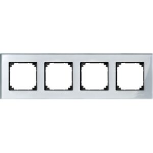 Чотиримісна рамка M-ELEGANCE glass Алмаз Merten, MTN4040-3260