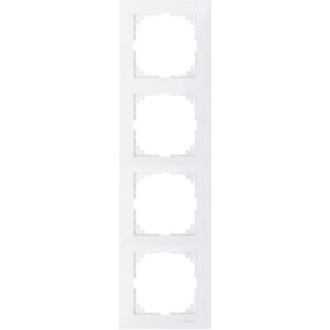 Чотирьохмісна рамка Schneider Electric M-PURE MTN4040-3619 полярно-біла