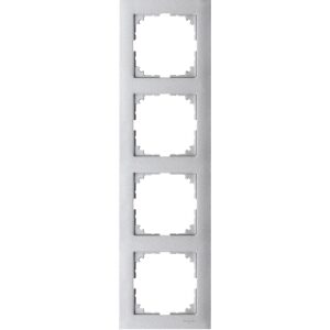 Чотирьохмісна рамка Schneider Electric M-PURE MTN4040-3660 алюміній