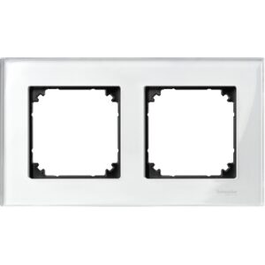 Рамка подвійна M-ELEGANCE glass діамант Merten, MTN404219