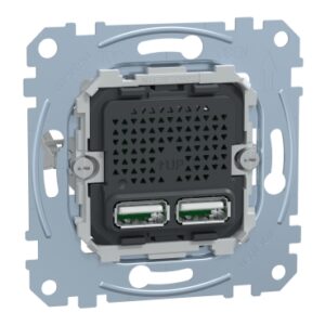 USB розетка Schneider Electric Merten System M MTN4366-0100