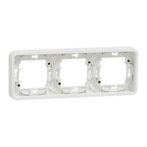 Вертикальна 3-постова рамка Schneider Electric MUR39109 IP55 (біла)