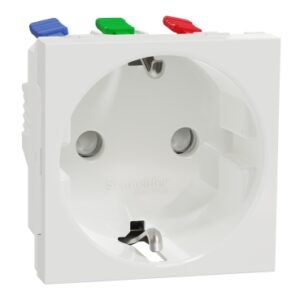 Розетка Schneider Electric NU305718 (затискний контакт) 16А (біла)