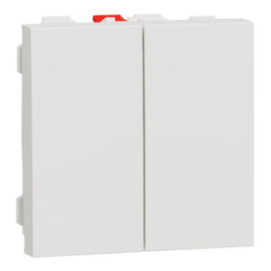 Двоклавішний перемикач Schneider Electric NU321318 (схема 6) 10А 2М (білий)