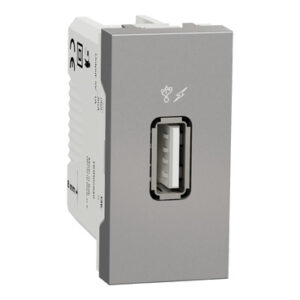 USB розетка Schneider Electric NU342830 1М (алюміній)