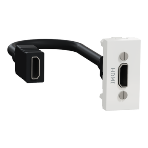 HDMI розетка Schneider Electric NU343018 1М (біла)