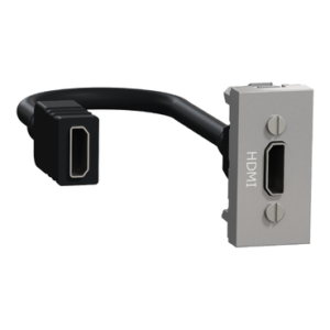 HDMI розетка Schneider Electric NU343030 1М (алюміній)