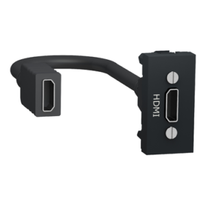 HDMI розетка Schneider Electric NU343054 1М (антрацит)