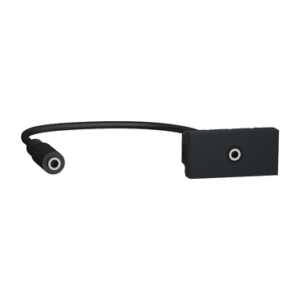 Аудіо розетка Schneider Electric NU343354 Mini jack 1М (антрацит)