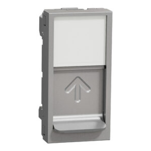 Центральна плата Schneider Electric NU946030 від розетки RJ45 Keystone/Systimax 1М (алюміній)