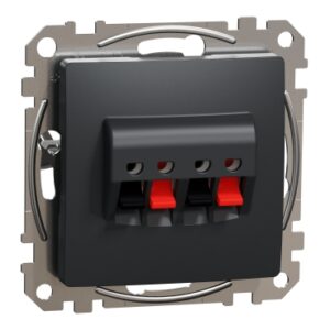 Аудіорозетка Schneider Electric Sedna Design & Elements чорна SDD114411