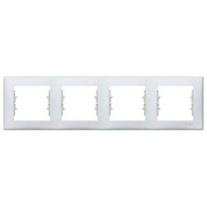 Чотиримісна рамка Schneider Electric Sedna SDN5800733 (сіра)
