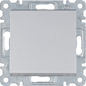 Перехресний вимикач Hager WL0032 Lumina 10АХ/230В (сріблястий)