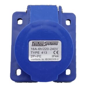 Розетка 413 прихована 2Р+PЕ 16А 220В IP44