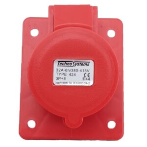 Розетка 424 прихована 3Р+PЕ 32А 380В IP44