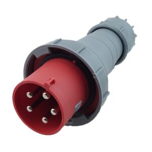 Вилка 0452 PRO переносна 3Р+PЕ+N 125А 380В IP67