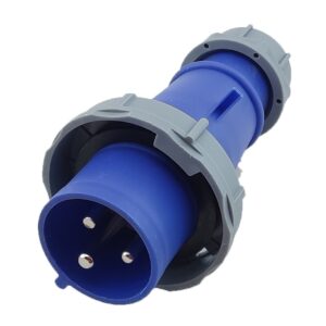 Вилка 0332 PRO переносна 2Р+PЕ 63А 220В IP67