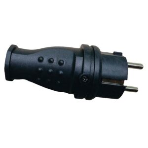 Вилка пряма з/к RUBBER IP44 TNSy