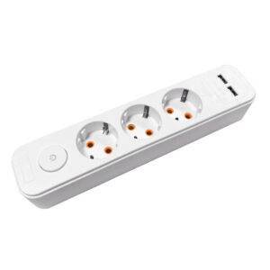 TNSy5000740 Колодка 3 вх с зк.+ вим.+ 2 USB TNSy Lynx