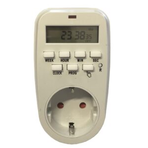 Розетка-таймер електр. тижн. 1M/7D 140 ON/OFF 16А 230V