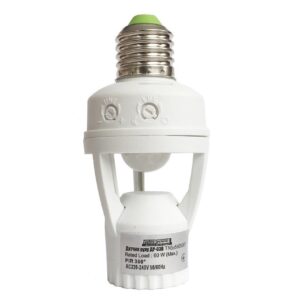 Датчик руху ДР 03B білий. Е27 60Вт. 360гр. 7м. IP20