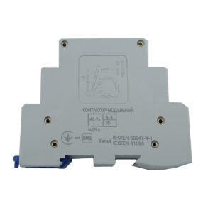 Контактор модульний КМ-1-25-01 230AC 1NC 1р 1мод.