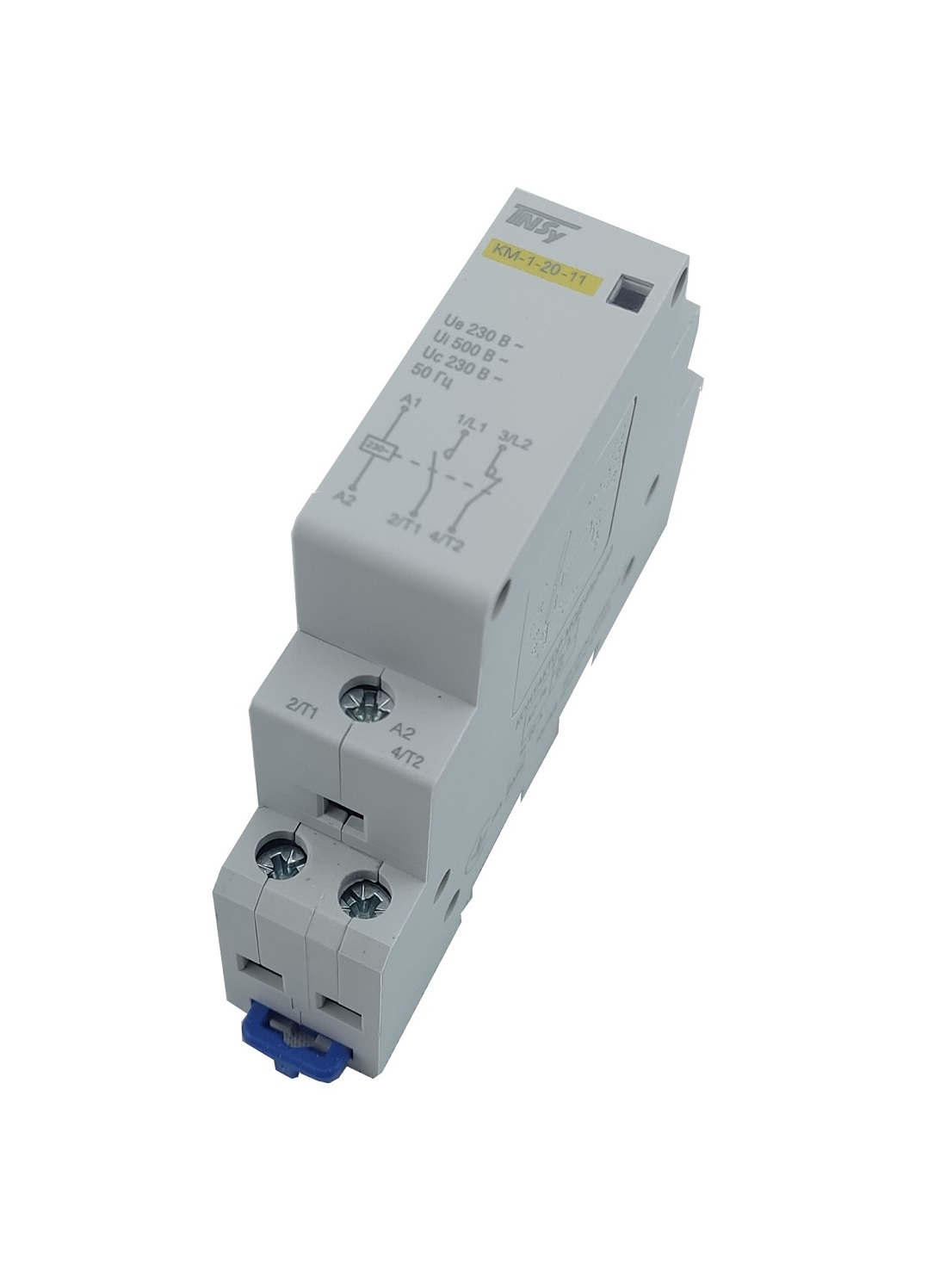 Контактор модульний КМ-1-20-11 20А 230AC 1NO-1NC 2р 1мод. 1 Контактор модульний КМ-1-20-11 20А 230AC 1NO-1NC 2р 1мод.