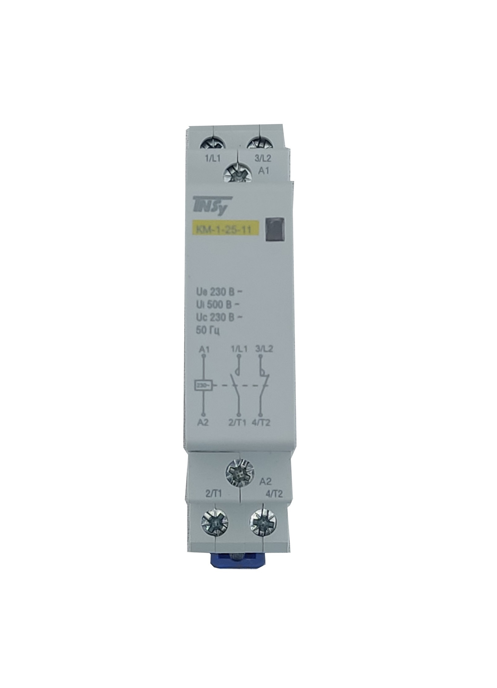 Контактор модульний КМ-1-25-11 25А 230AC 1NO-1NC 2р 1мод. 3 Контактор модульний КМ-1-25-11 25А 230AC 1NO-1NC 2р 1мод. - Зображення 3