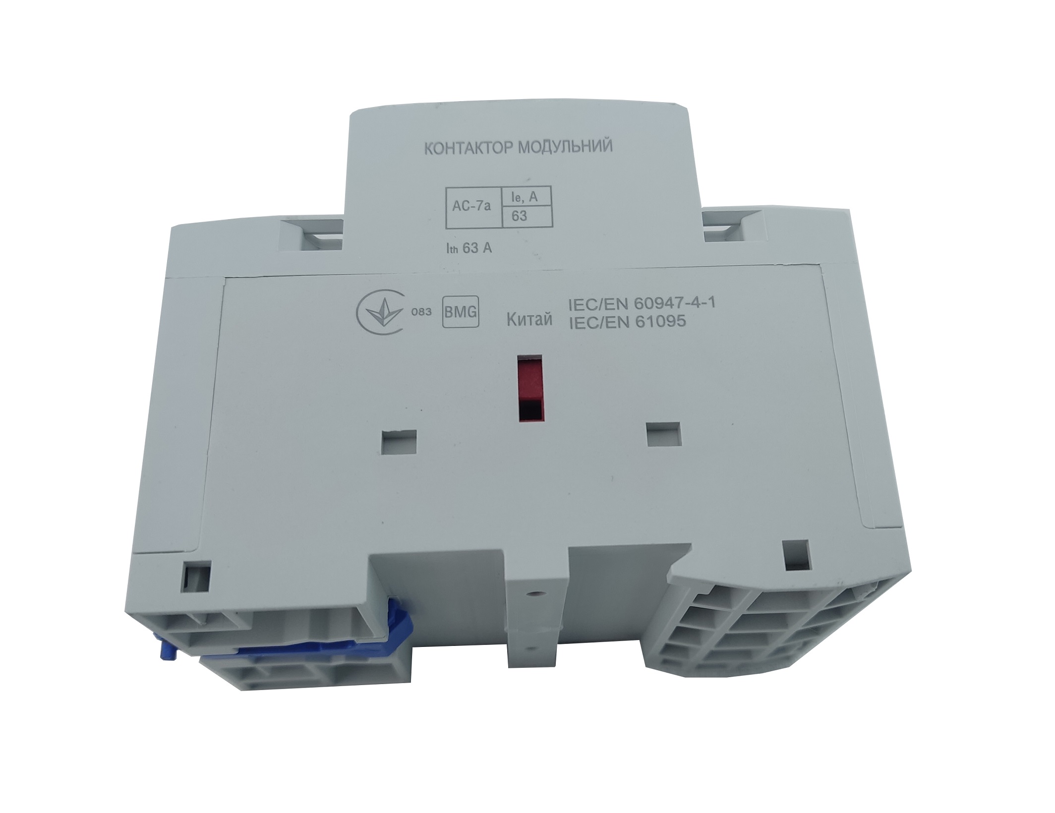 Контактор модульний КМ-3-63-30 63А230AC 3NO 3р 3мод. 2 Контактор модульний КМ-3-63-30 63А230AC 3NO 3р 3мод. - Зображення 2