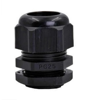 Сальник PG25 d16-21мм IP68 чорний 1 Сальник PG25 d16-21мм IP68 чорний