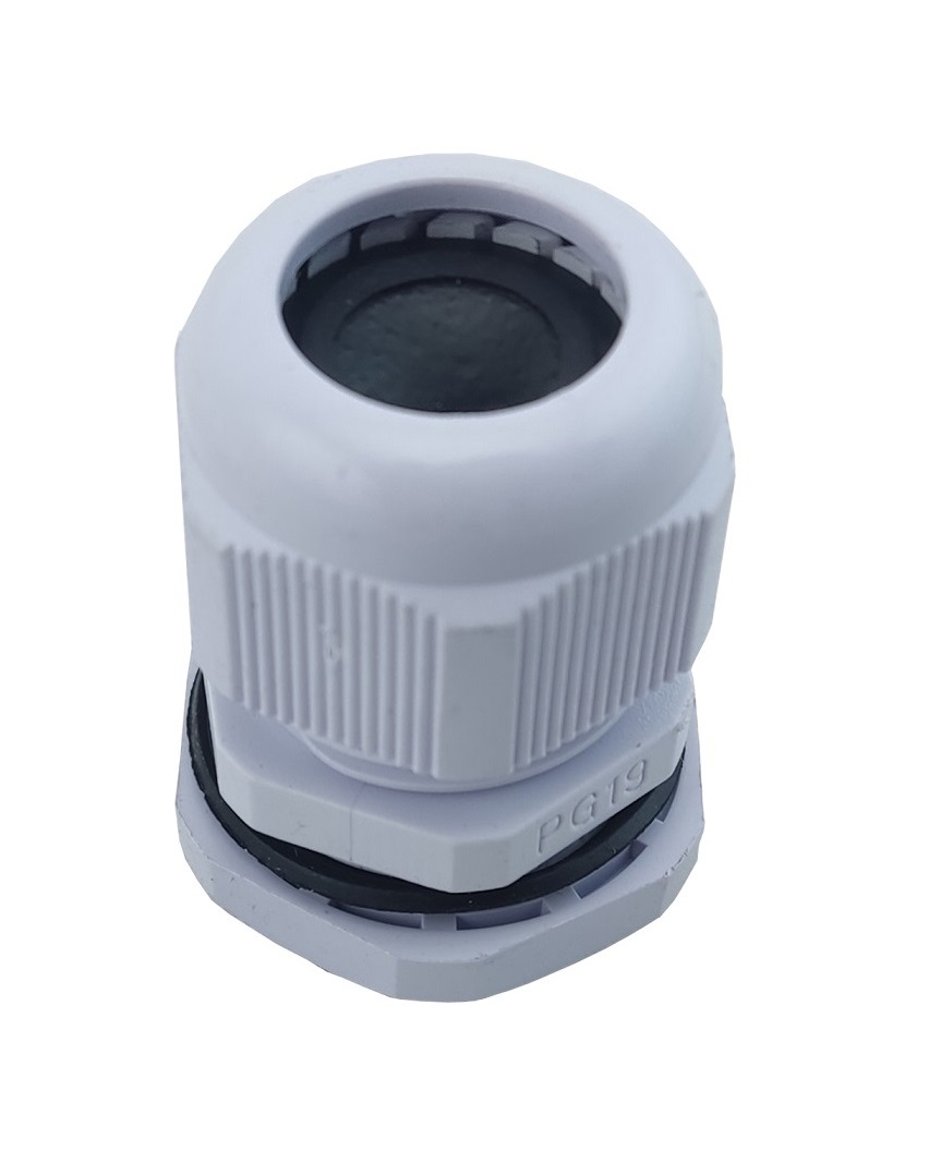 Сальник PG19 d12-16мм IP68 білий 1 Сальник PG19 d12-16мм IP68 білий