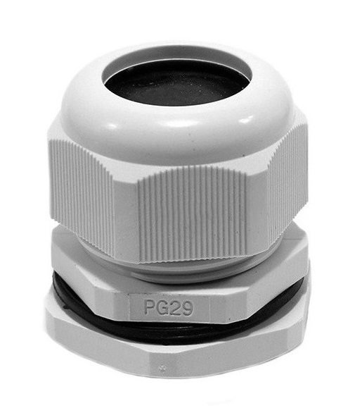 Сальник PG29 d18-25мм IP68 білий "PP" 1 Сальник PG29 d18-25мм IP68 білий "PP"