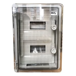 Корпус пластиковий ЩРН-П-16 PRO, пр. дв. ABS IP65 8х2 250х350х150